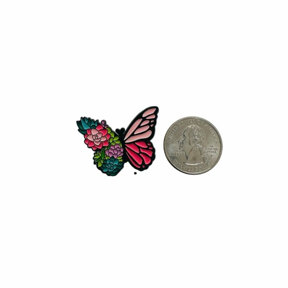 ⭐Butterfly metal badge for women and girls gift enamel brooch⭐ - Picture 5 of 5